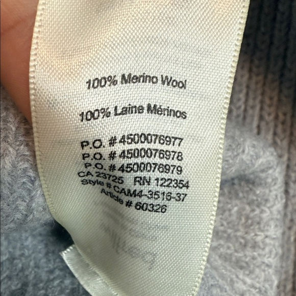 Aritzia Wilfred Sardou Ribbed Crew Neck Sweater cropped scalloped hem XS - Picture 5 of 6